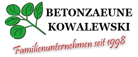 Gartenbau-Betonzaeune Kowalewski